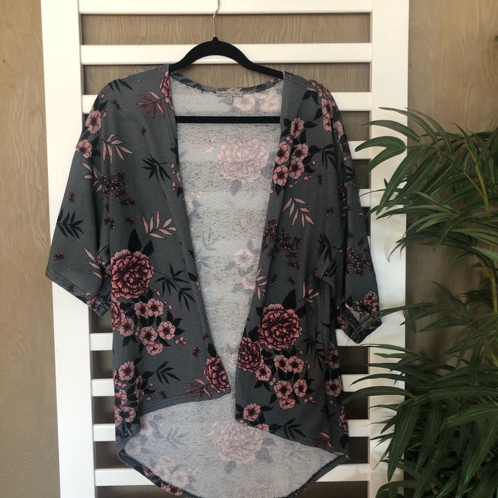 Charlotte Russe floral cardigan